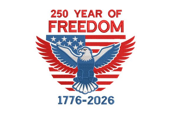 250 Years Freedom Eagle Flag: Embroidery Review