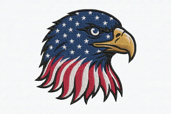 American Eagle Flag Stylized Embroidery Review