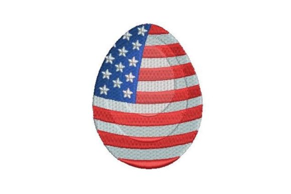 American Flag Easter Egg: Patriotic Embroidery Review