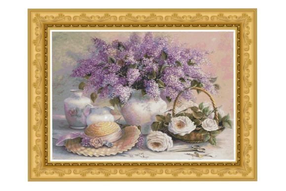 Counted Cross Stitch Pattern-Flowers 107 Review