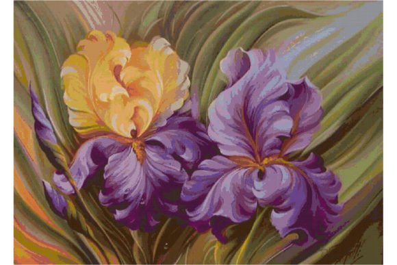 Counted Cross Stitch Pattern-Flowers 134 Review