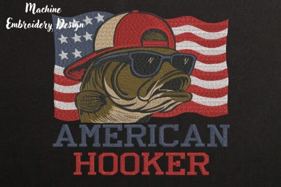 Funny Bass Fish in Hat on Black: Design Review