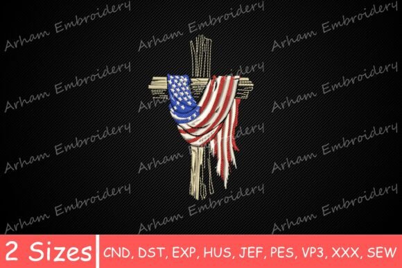 Patriotic Christian USA Flag Cross Review