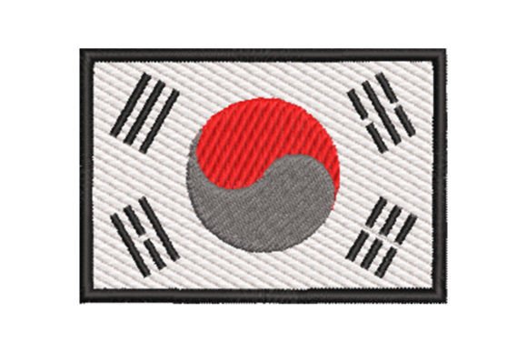 South Korea Flag: Craft Fair Embroidery Review