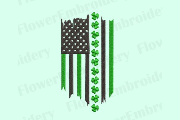 St Patrick s American Flag Embroidery Review