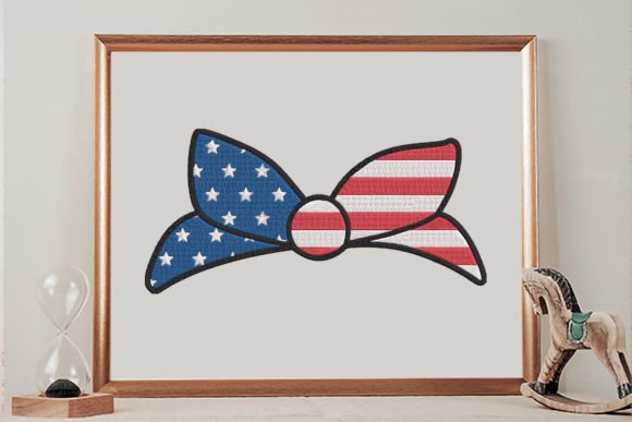 USA Flag Bow 4th of July: Craft Fair Review