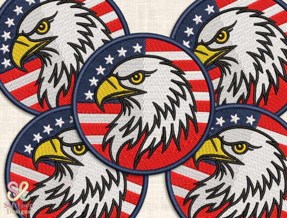 USA Patriotic Patch Embroidery Design Review