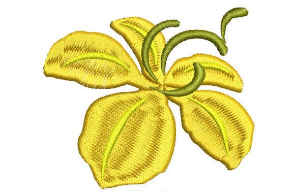 Yellow Ratchaphruek Flower: An Embroidery Design Review